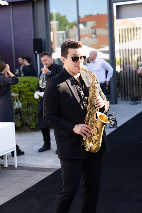 Live-Saxophonist