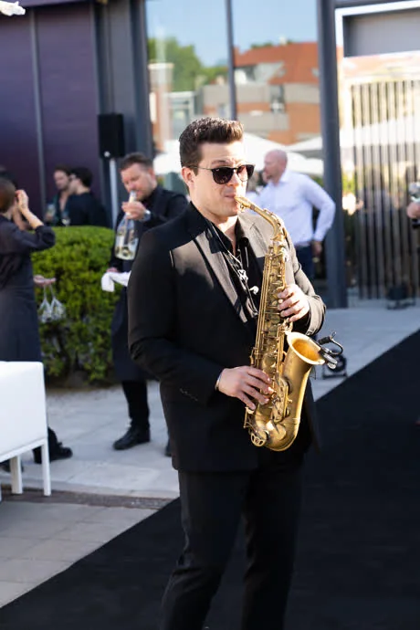Live-Saxophonist